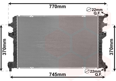 Golf 7 Radiateur 1.0 tsi Hulpkoeler 5Q0121251HS 5Q0121251gf