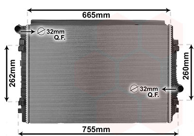 Golf 7 Radiateur 2.0 TDI  5Q0121251EN