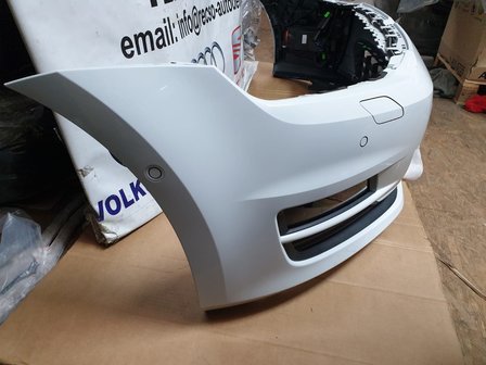 VW Golf 7 Voorbumper bumper puur wit 6X PDC 5G0807221 