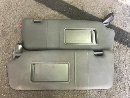 Audi A3 8P zonneklep set zwart 8p0857551 8p0857552