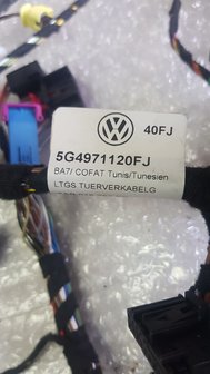  VW Golf 7 5G harnas kabelboom deurkabel linksvoor 5G4971120FJ