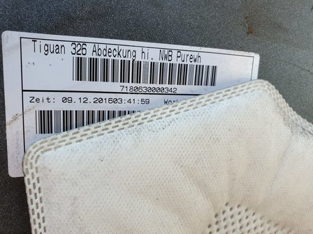Tiguan 5NA 2016 Achterbumper Bumper 4X PDC LC9A purewhite