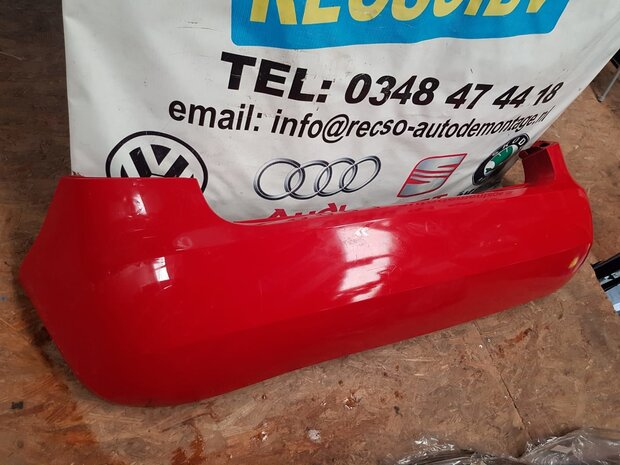 Skoda Fabia 5J Achterbumper rood 5J6807301H