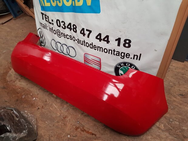 Skoda Fabia 5J Achterbumper rood 5J6807301H