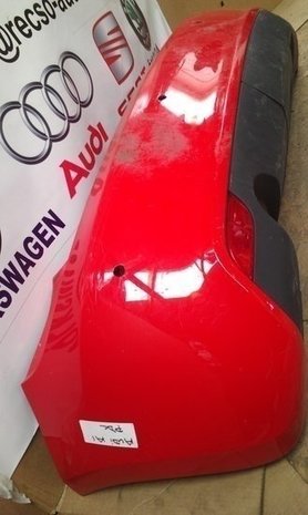 achterbumper Audi A1 bumper rood krasjes