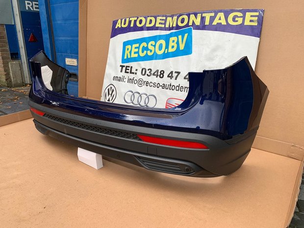 Seat Tarraco Achterbumper 4xPDC LC5B Atlantic Blue Metallic