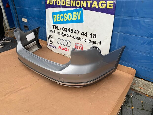 Passat B8 Alltrack achterbumper 6PDC LB7S Silver 3G9807421A