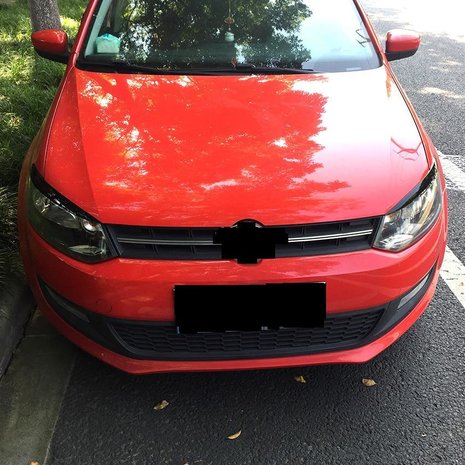 VW Polo 6R 6C Wenkbrauwen boos kijker koplamp