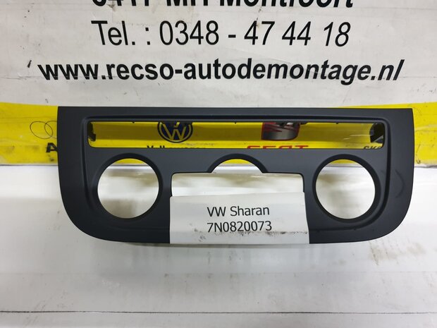 VW Sharan Sierlijst Climatronic dashboard deel 7N0820073