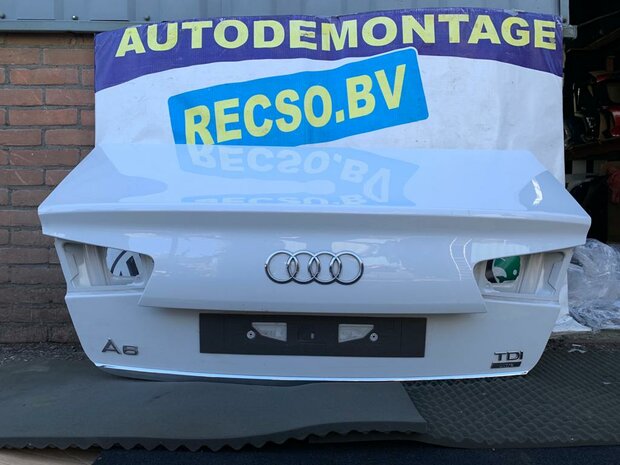 Audi A6 4G kofferklep Achterklep Nette Staat wit metallic 
