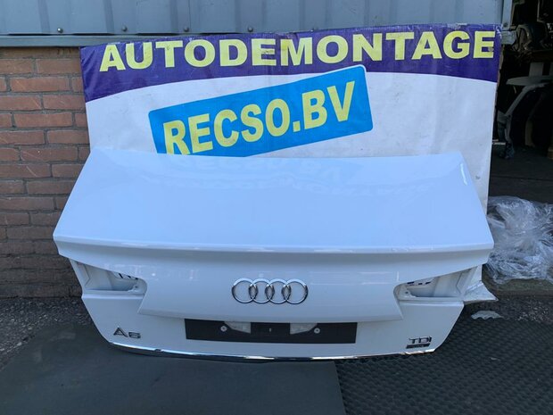 Audi A6 4G kofferklep Achterklep Nette Staat wit metallic 