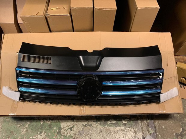 VW Transporter T6 Multivan Grill 7E5853651E Nieuw 