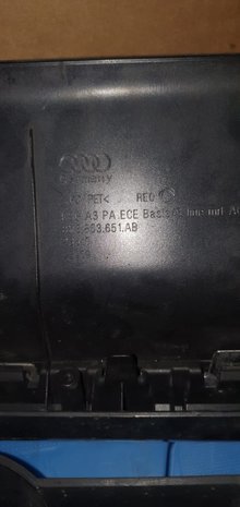 Audi A3 8V3 S Line Grille Chrome ACC Radar 8V3853651AB