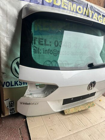 VW Tiguan 2016+ Achterklep koffer klep wit LOK1 Oryxweiss