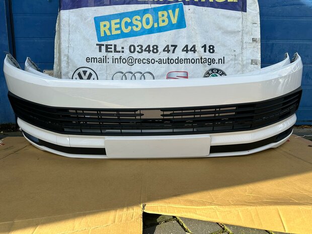 VW Transporter T6 Voorbumper wit orgineel 7E5807221D