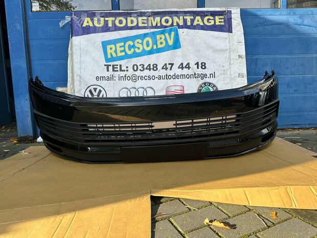 VW Transporter T6 Voorbumper zwart metallic 7E5807221D