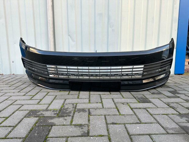 VW Transporter T6 Voorbumper zwart metallic 7E5807221D