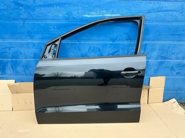 VW polo 6R 6C Portier Deur Links Voor 5 Deurs zwart Metallic