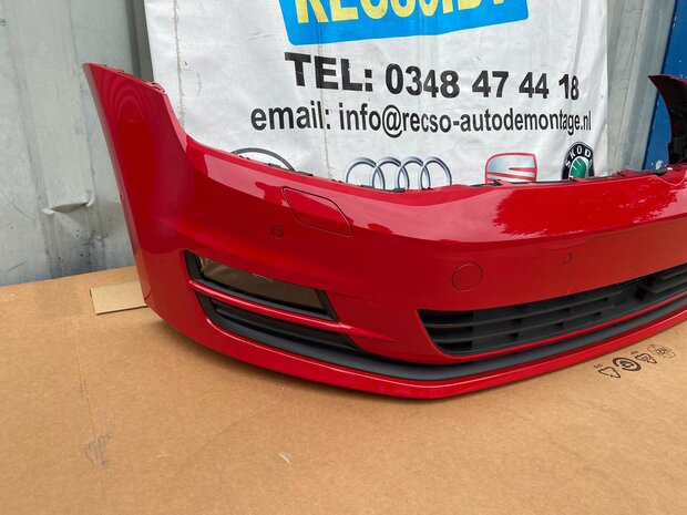 VW Golf 7 Voorbumper 4X PDC KLS MISTLAMPEN LY3D A27