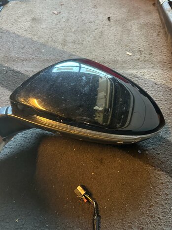 VW Golf 7 buitenspiegel zwart uni links 