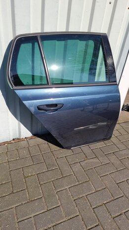 VW Golf 6 portier deur rechts achter blauw
