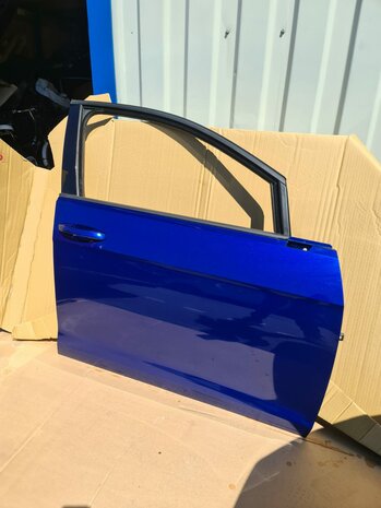 Golf 7 Deur Portier Rechts Voor nette staat Lapiz Blue LD5K