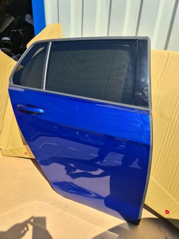 Golf 7 Deur Portier Rechts achter nette staat Lapiz Blue LD5K