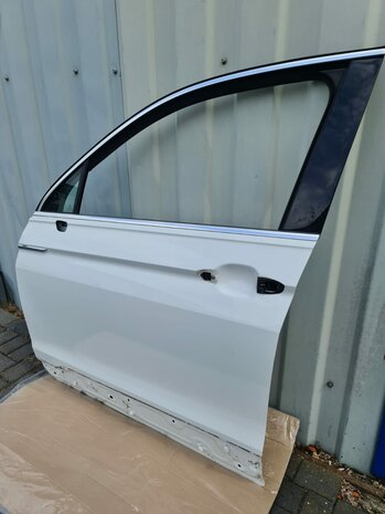 VW Tiguan 5NA Links Voor Portier deur wit LC9A