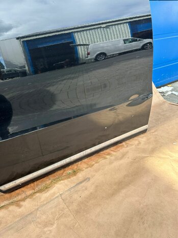 VW Passat B7 Portier Deur Rechts achter zwart metallic LC9X