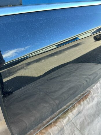 VW Passat B7 Portier Deur Rechts achter zwart metallic LC9X