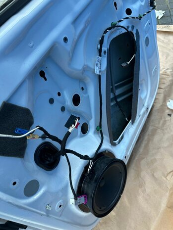 VW Caddy 15+ portier Deur rechts voor Wit LB9A 2K5831312