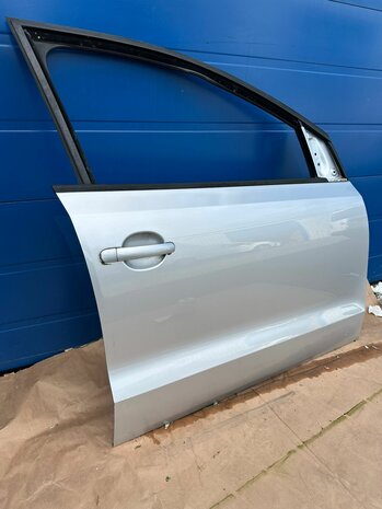 VW Polo 6R 6C Portier deur rechts voor zilver grijs LA7W