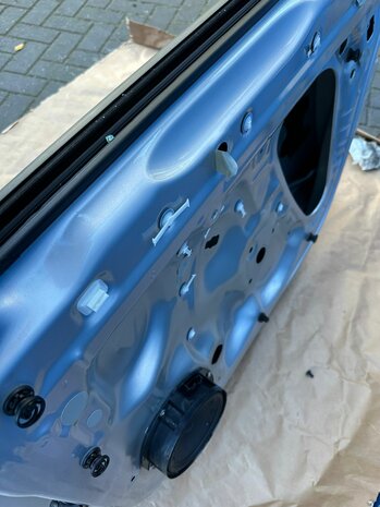 VW Polo 2G Taigo Deur Rechts voor Portier LA7W zilver grijs