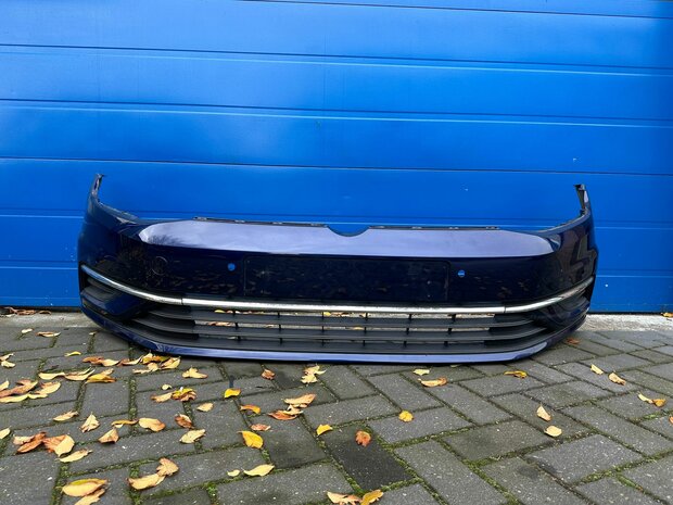 VW Golf 7,5 Voorbumper 4x PDC donker blauw 5G0807221FL