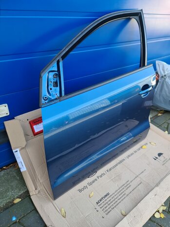 VW polo 6R 6C Portier Deur Links Voor 5 Deurs Blauw LD5L