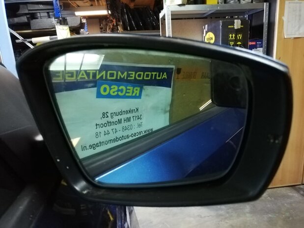 vw polo 6C Buitenspiegel Rechts LD5L blauw