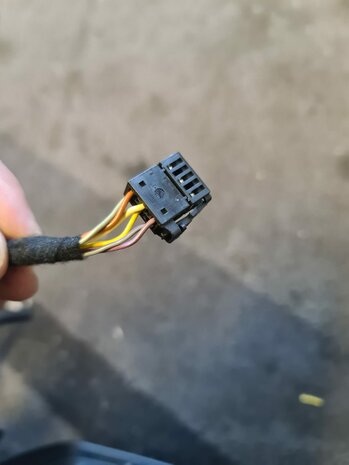 vw polo 6C Buitenspiegel links LD5L blauw