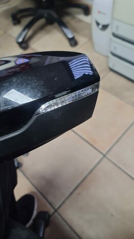 VW Polo 2G Spiegel Buitenspiegel Inklapbare side links zwart