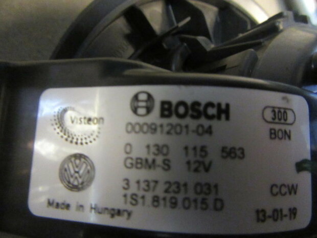 Aanjager kachelmotor ventilator UP 1S1819015D