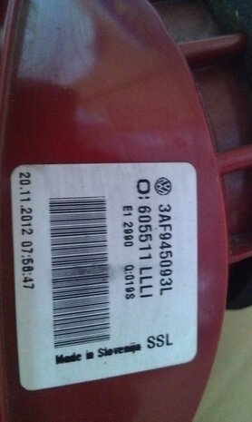 Achterlicht Passat variant Links binnen 3AF945093 M L Q