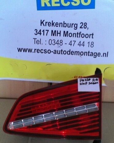 Achterlicht Passat B8 Sedan Rechts binnen LED 3G5945308A