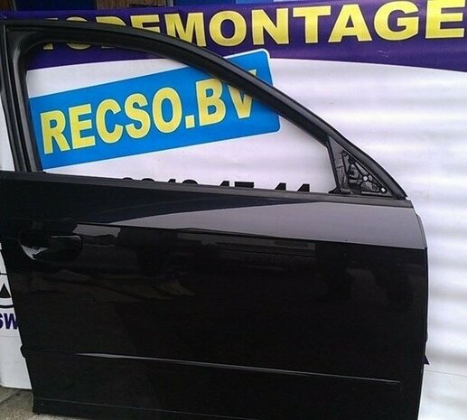 A4 8E sedan 2006 portier deur rechts voor Zwart