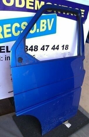 deur portier T4 Transporter links voor ravennablue LA5W kaal