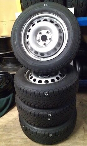 T4 Transporter velgen met winterbanden 195 65 15