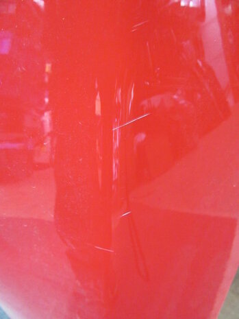 Fabia zij scherm spatscherm Links Rood 5J0821161