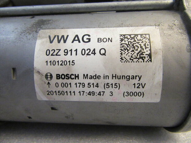 VAG Startmotor 02Z911024Q