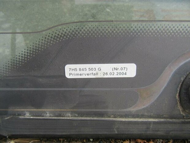 T5 Achterruit ruit raam 7H5845503P 7H5845503G
