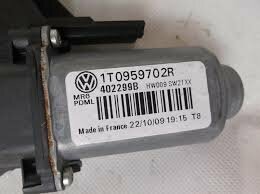 CADDY 2k TOURAN Ruitbedieningsmotor rechts voor 5K0959792 1T0959702R