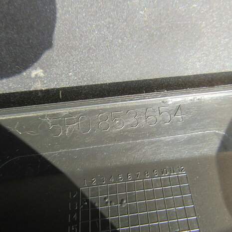 Leon 5F Voorbumper Grill pdc ice zilver LX7W 5F0807221