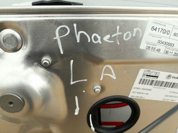 Phaeton Lang Version Ruitmechaniek ruit links achter 3D7839755D
